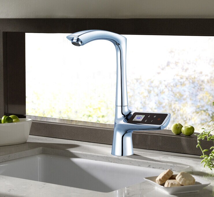 Alea Digital Display Kitchen Sink Faucet