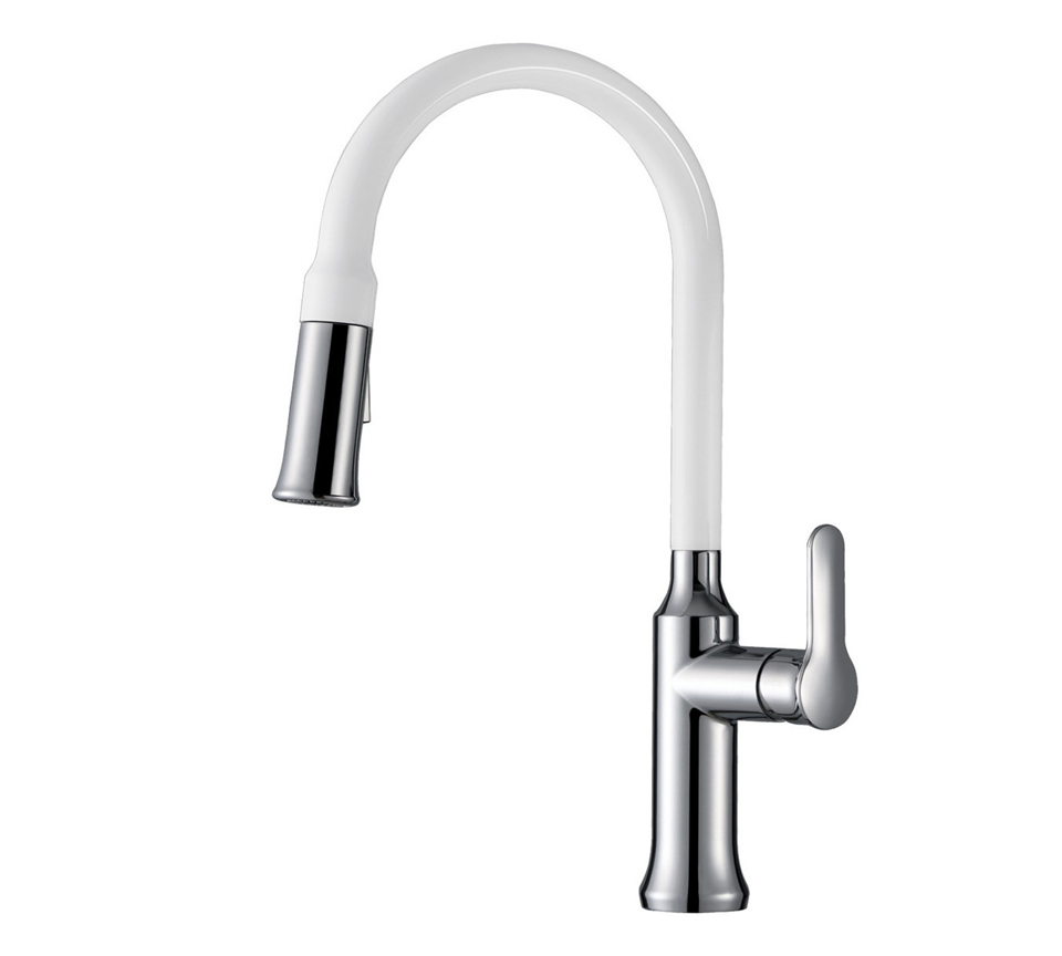 Avellino Stainless Steel Single Handle Kitchen Faucet