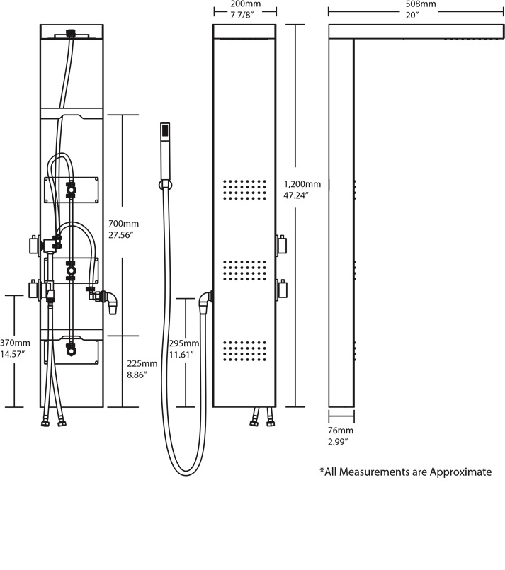 How to Install Fontana Alberni Stainless Steel Shower Panel with ...