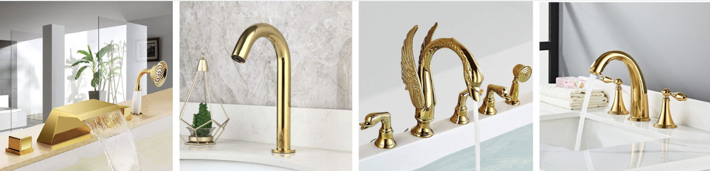 Gold Finish Faucets