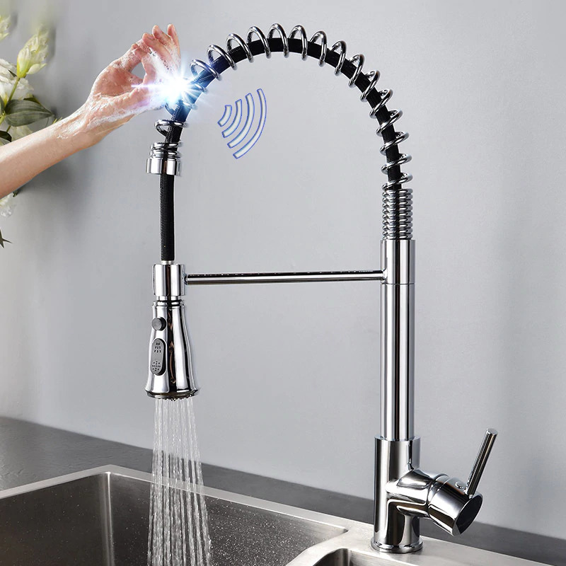 Sale on Matte Black Pull Down Spray kitchen Faucet With Sprayer