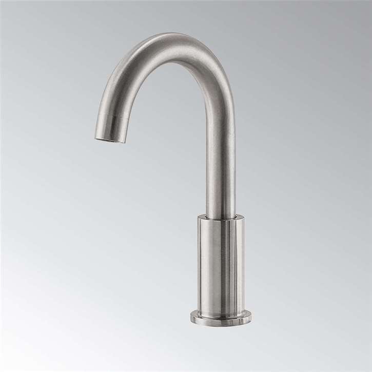 Goose Neck Automatic Hands Free Commercial Touchless Sensor Faucet In   AUTOMATIC SENSOR FAUCET FB5109 2T 