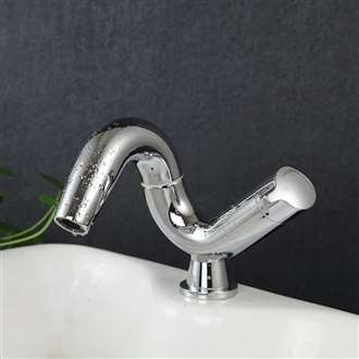 Sestos Deck Mount Bathroom Sink Faucet