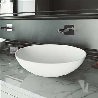 Fontana Vessel Sink and  Wall Touchless Motion Sensor Faucet