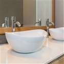 Fontana Vessel Sink and Chrome Touchless Motion Sensor Faucet