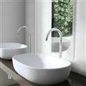 Fontana Vessel Sink and Chrome Touchless Motion Sensor Faucet