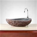 Fontana Vessel Sink and Chrome Touchless Motion Sensor Faucet