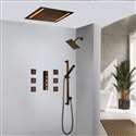 Fontana Oil Rubbed Bronze Dual Shower Head Rainfall Shower System