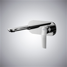 Fontana Concealed Basin Wall Mount Faucet with Chrome Finish