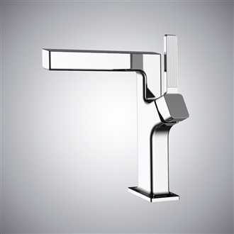 Fontana Chrome-finished Deck Mounted Cold/Hot MixerÂ Bathroom Basin Faucet