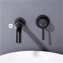 Geneva Matte Brass Wall Mounted Single Handle oil rubbed bronze Bathroom Mixer Sink Faucet