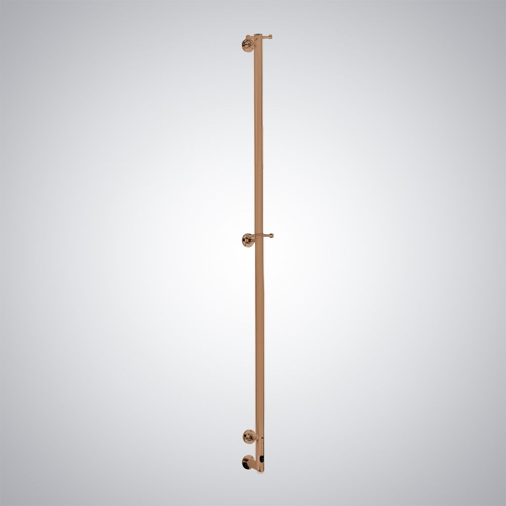 Fontana Pelham In Warm Bronze Brushed Finish Electric Heated Towel Rail