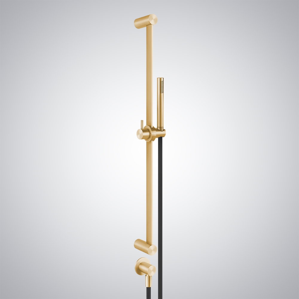 Fontana Blois Gold Sliding Rail With Handshower