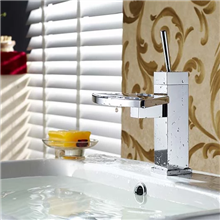 Lenox Contemporary Waterfall Bathroom Sink Faucet