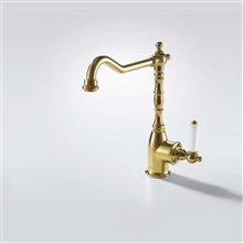 Contemporary Design Brass Luxury Gold Color Kitchen Faucet