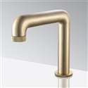 photo of Leo Commercial Brushed Gold Deck Mount Restroom Touchless Sensor Faucet