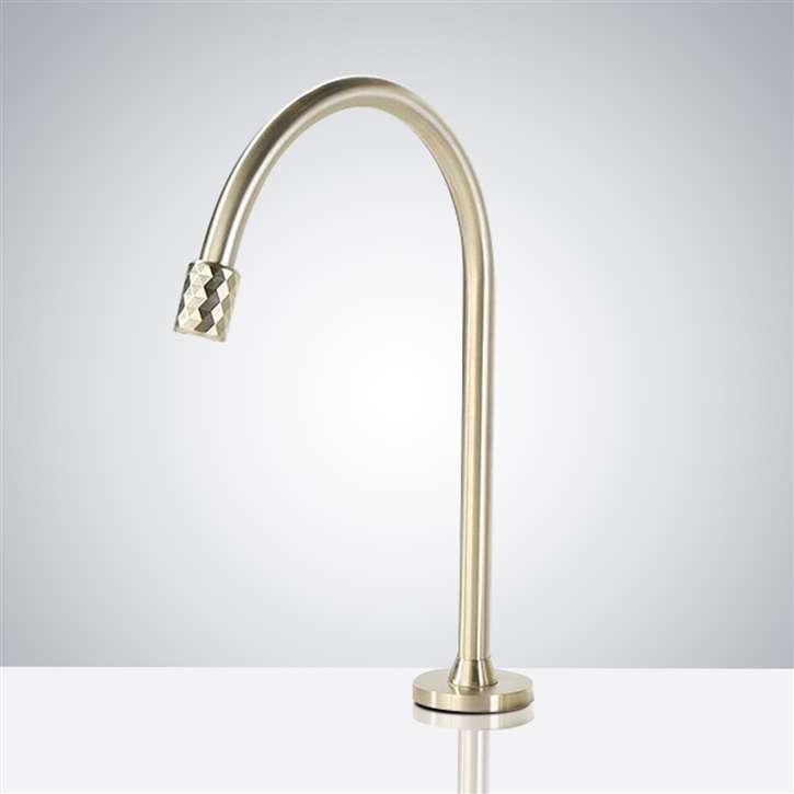 Fontana Touchless Bathroom Commercial Brushed Gold Touchless Automatic Sensor Faucet