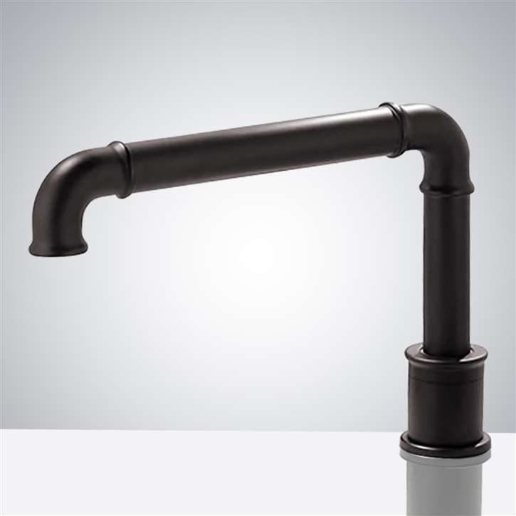 Fontana Couron Commercial Oil Rubbed Bronze Deck Mount Automatic Touchless Sensor Faucet