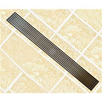 Lenox 304 Stainless Steel 60cm Linear Anti-Odor Floor Drain Bathroom Hardware 600mm Invisible Shower Floor Drain 11-202