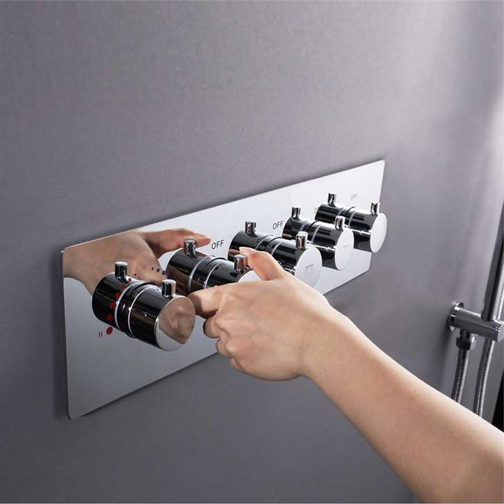 Fontana Shower Four  Function Shower Mixer Thermostatic Valve