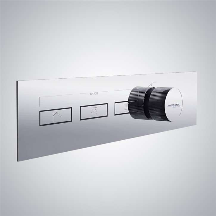 Fontana Shower In Chrome Finish Four Function Shower Mixer Thermostatic Valve