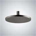 Fontana Gun Metal Grey 1.75 GPM Rain Shower Head with MasterClean Spray Face and Katalyst Air-Induction Technology