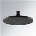 Fontana Le Havre Matte Black 1.75 GPM Rain Shower Head with MasterClean Spray Face and Katalyst Air-Induction Technology