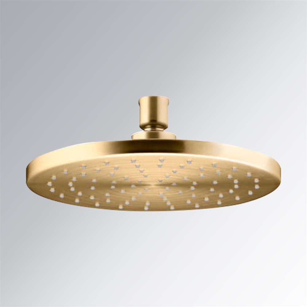 NEW! 18K GOLD Plated good Euro Shower Head