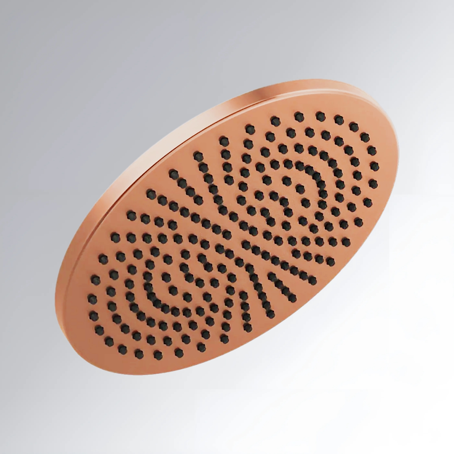 Fontana Bolln Rose Gold Single Function Universal Rain Round Shower Head