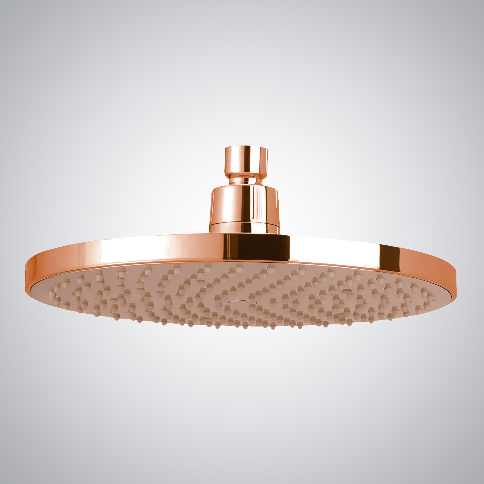 Fontana Dax Round Rain Shower Head with Master Clean Spray Face in Rose Gold Finish