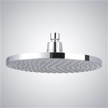 Fontana Dax Round Rain Shower Head with MasterClean Spray Face in Polished Chrome Finish