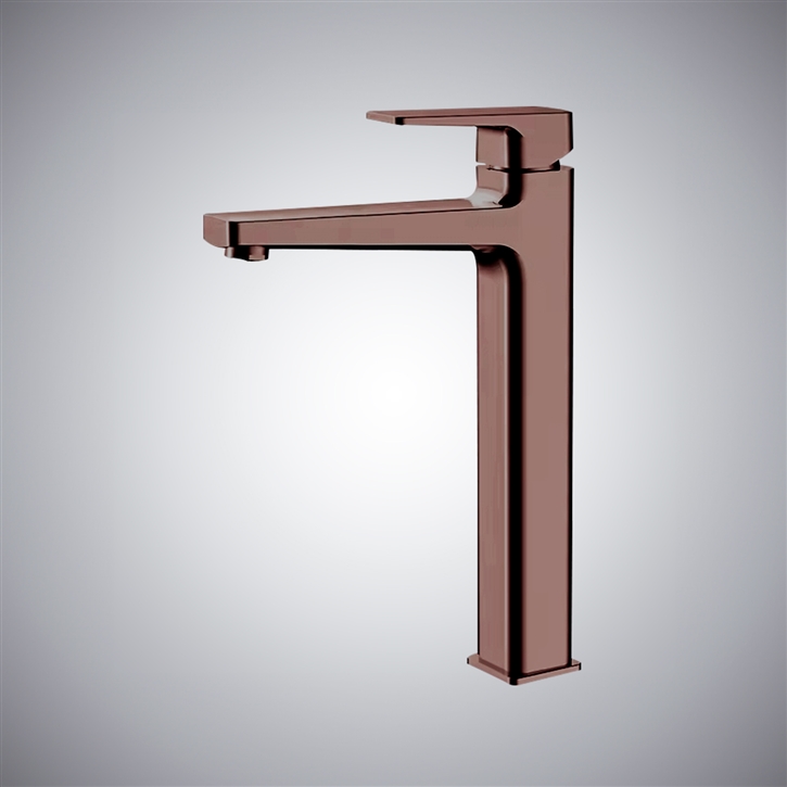 Fontana Scafati Oil Rubbed Bronze Deck Mounted Single Handle Bathroom Faucet