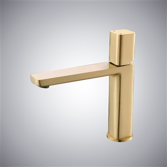 Fontana Rancate Brushed Gold Deck Mounted Bathroom Faucet