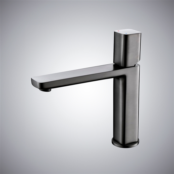 Fontana Rancate Gun Metal Gray Bathroom Faucet