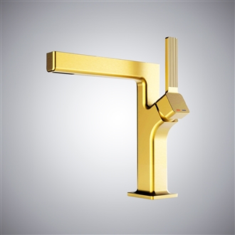 Fontana Evreux Gold Deck Mounted Bathroom Faucet