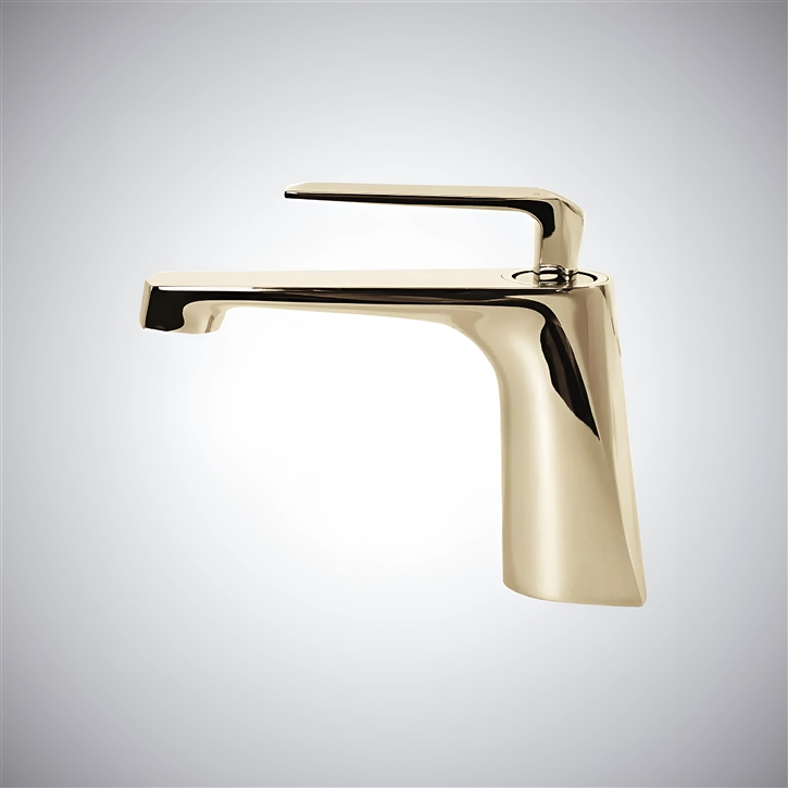 Fontana Merignac Champagne Finish Bathroom Faucet