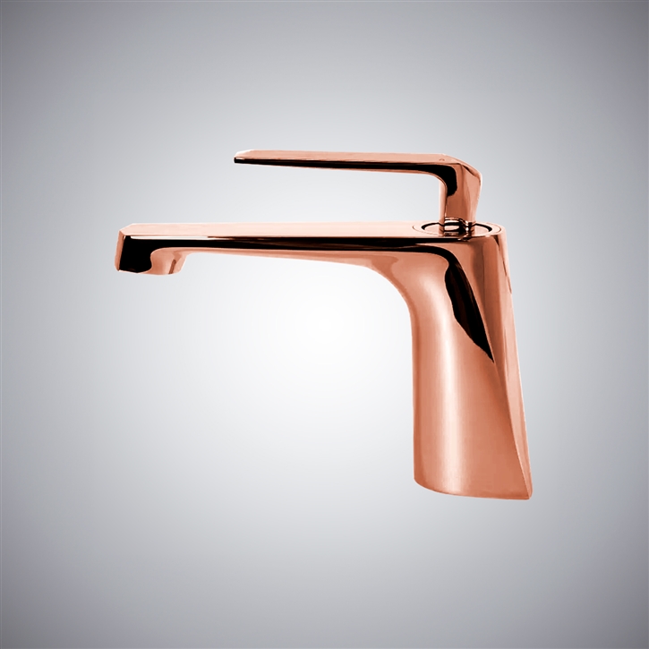 Fontana Merignac Rose Gold Bathroom Faucet