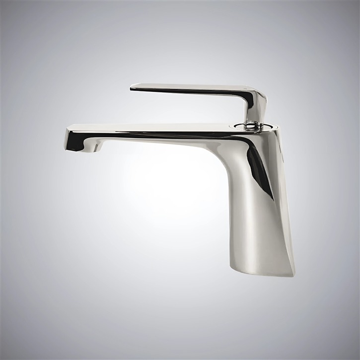 Fontana Merignac  Brushed Nickel  Bathroom Basin Faucet