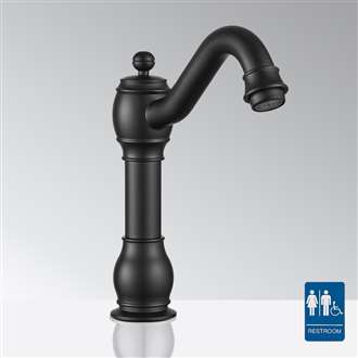 Fontana Matte Black Commercial  Automatic Sensor Faucet