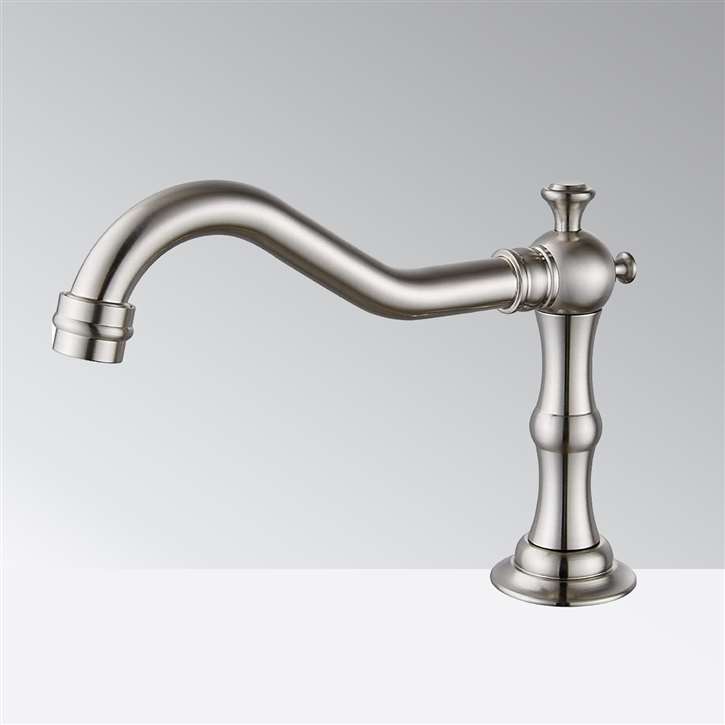 Fontana Brushed Nickel Commercial Bathroom Touchless Faucet