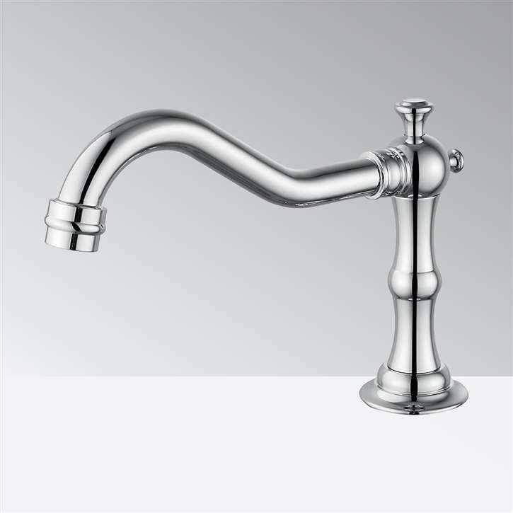 Fontana Chrome Commercial Architectural Design Public Restroom Bathroom Touchless Faucet