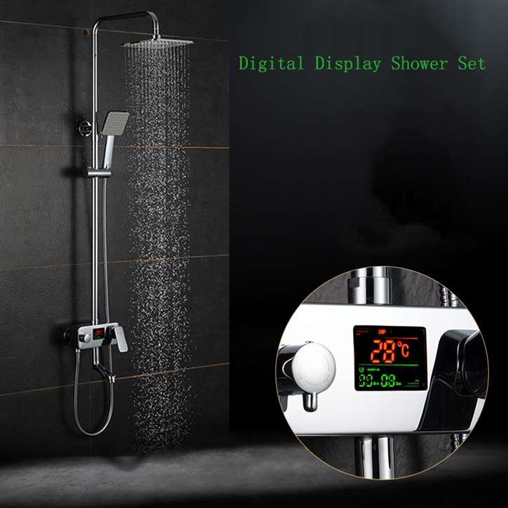 Fontana Cancun Digital Display Mixer Shower Set