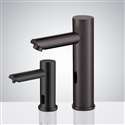 Touchless Bathroom Faucet the Solo Oil Rubbed Bronze Touchless Motion Activated Sink Faucet and Soap Dispenser