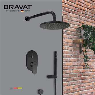 Bravat Matte Black Shower System