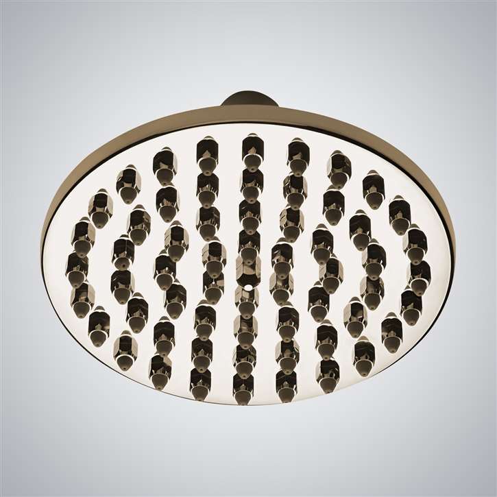 Fontana Leonardo Champagne Rain Showerhead