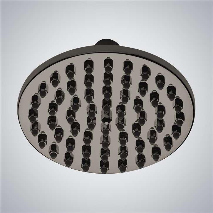 Fontana Leonardo Gun Metal Gray Rain Showerhead