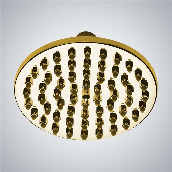 Fontana Leonardo Polished Gold Rain Showerhead