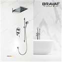 Bravat Multifunctional Shower Polished 3 Way Rainfall Shower Set