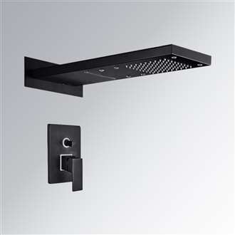 Romo Rainfall LED Color Changes Shower Set Single Handle Oil Rubbed Bronze Shower