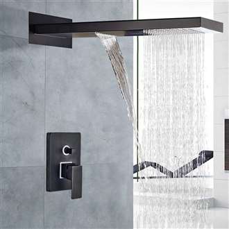 Fontana Fiego Matte Blacke 2 way Function Shower Set